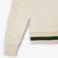 Εικόνα της Unisex V-Neck Cable Knit Πουλόβερ από Οργανικό Βαμβάκι