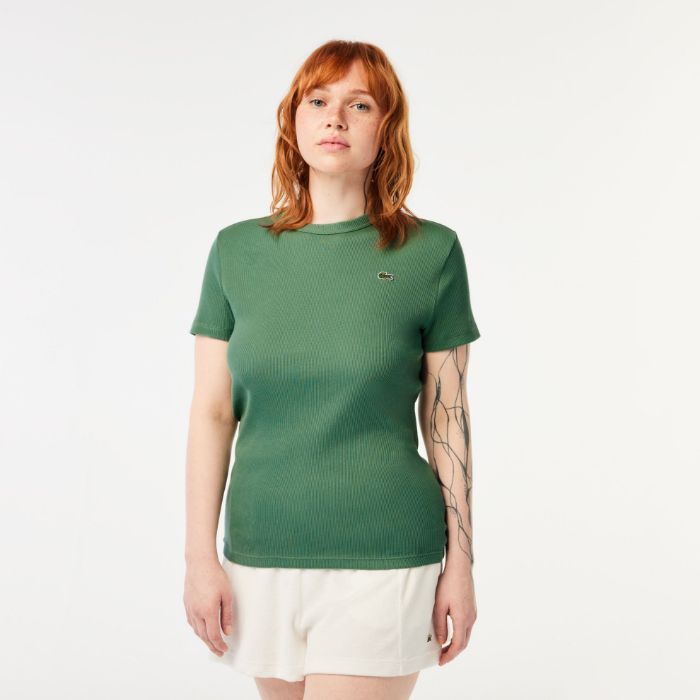 Εικόνα της Γυναικείο T-shirt Slim Fit από Οργανικό Βαμβάκι