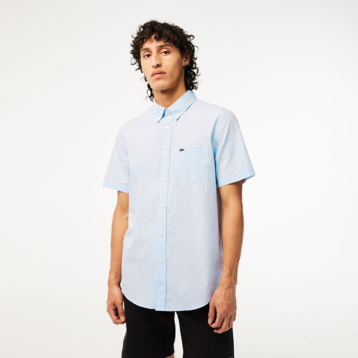 Εικόνα της Ανδρικό Gingham Καρό Πουκάμισο Regular Fit