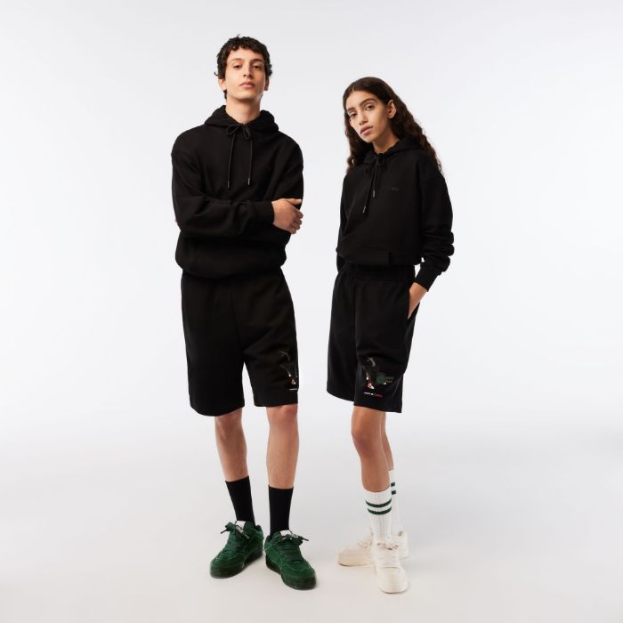 Εικόνα της Unisex Lacoste x Netflix Βαμβακερό Fleece Σορτς