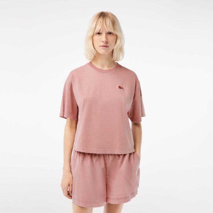 Εικόνα της Γυναικείο Oversize Βαμβακερό T-shirt