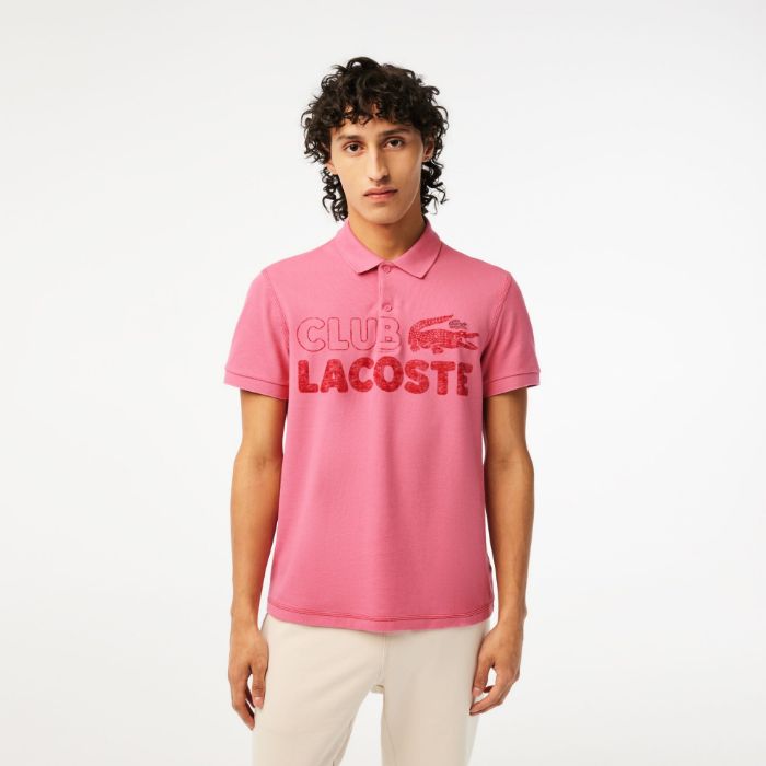 Εικόνα της Ανδρική Organic Cotton Printed Polo Μπλούζα