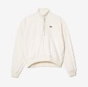 Γυναικείο Oversize High Neck Fleece Φούτερ με Φερμουάρ