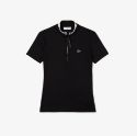 Γυναικεία Jacquard Zip Polo Μπλούζα