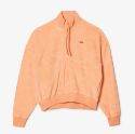 Γυναικείο Oversize High Neck Fleece Φούτερ με Φερμουάρ