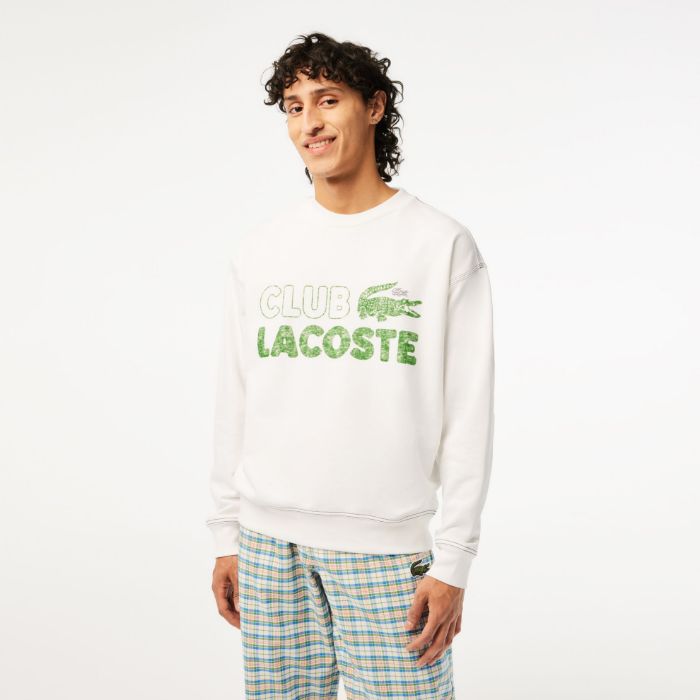 Εικόνα της Ανδρικό Vintage Print Φούτερ Loose Fit 