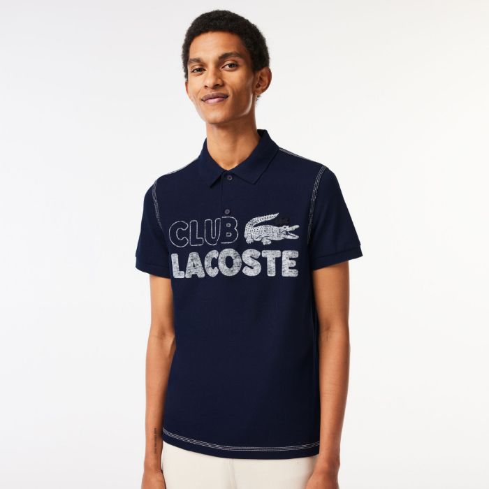 Εικόνα της Ανδρική Organic Cotton Printed Polo Μπλούζα
