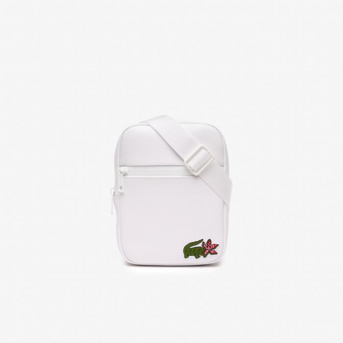 Εικόνα της Ανδρική Lacoste x Netflix Croc Print Τσάντα Ώμου - Small