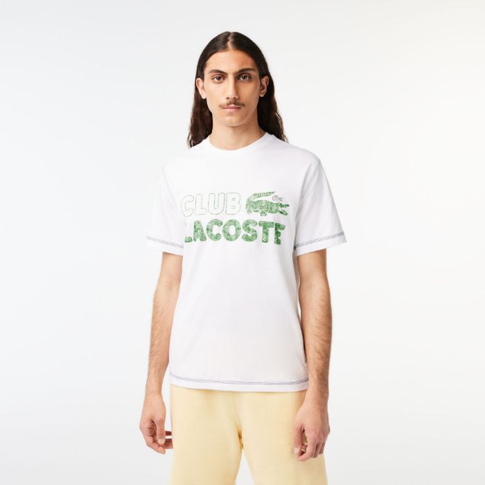 Εικόνα της Ανδρικό Vintage Print Βαμβακερό T-shirt