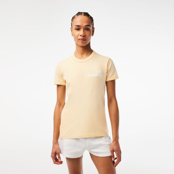 Εικόνα της Γυναικείο Βαμβακερό T-shirt Slim Fit