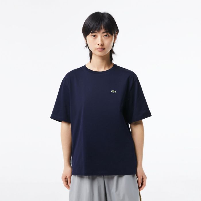 Εικόνα της Γυναικείο Crew Neck T-shirt από Premium Βαμβάκι